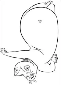 Fisă de colorat cu Madagascar de colorat p52