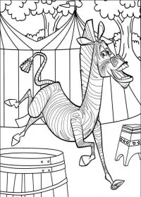 Fisă de colorat cu Madagascar de colorat p59