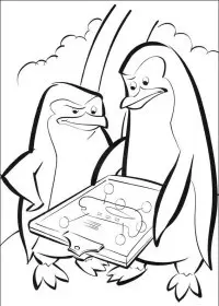 Fisă de colorat cu Madagascar de colorat p64