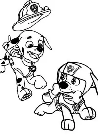 Patrula Cățelușilor de colorat p11