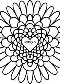 Fisă de colorat cu Martisor de colorat p09