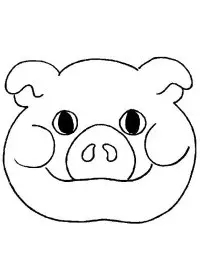 Fisă de colorat cu Masti de colorat p11