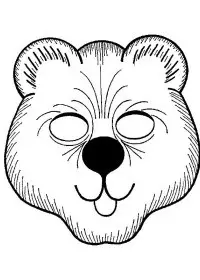 Fisă de colorat cu Masti de colorat p20