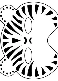 Fisă de colorat cu Masti de colorat p25