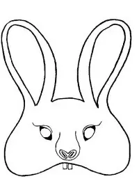 Fisă de colorat cu Masti de colorat p33