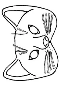 Fisă de colorat cu Masti de colorat p36