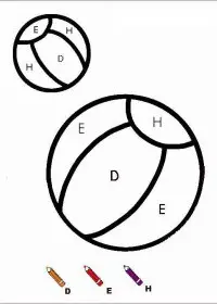 Fisă de colorat cu Matematica distractiva de colorat p02