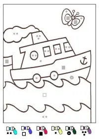 Fisă de colorat cu Matematica distractiva de colorat p03