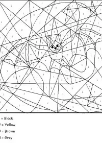 Fisă de colorat cu Matematica distractiva de colorat p08