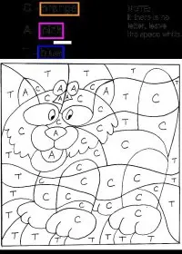 Fisă de colorat cu Matematica distractiva de colorat p11