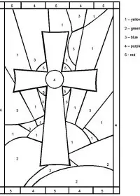 Fisă de colorat cu Matematica distractiva de colorat p12