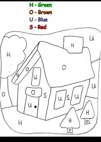 Fisă de colorat cu Matematica distractiva de colorat p16