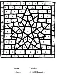 Fisă de colorat cu Matematica distractiva de colorat p22