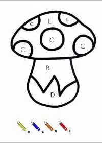 Fisă de colorat cu Matematica distractiva de colorat p23