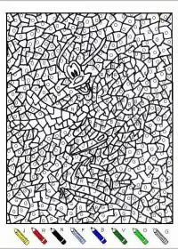 Fisă de colorat cu Matematica distractiva de colorat p26