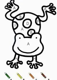 Fisă de colorat cu Matematica distractiva de colorat p36