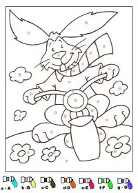 Fisă de colorat cu Matematica distractiva de colorat p41