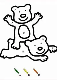 Fisă de colorat cu Matematica distractiva de colorat p47