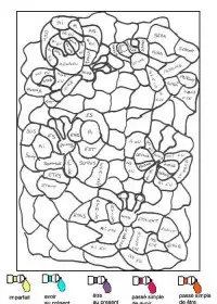 Fisă de colorat cu Matematica distractiva de colorat p49