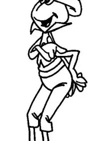 Fisă de colorat cu Maya the bee de colorat p27