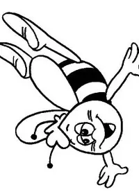 Fisă de colorat cu Maya the bee de colorat p32