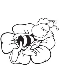 Fisă de colorat cu Maya the bee de colorat p35