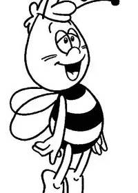 Fisă de colorat cu Maya the bee de colorat p37