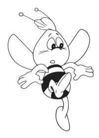 Fisă de colorat cu Maya the bee de colorat p38