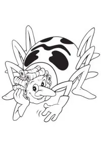 Fisă de colorat cu Maya the bee de colorat p40