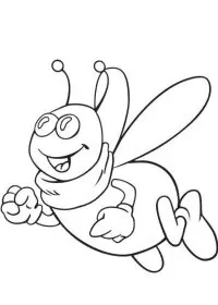 Fisă de colorat cu Maya the bee de colorat p47