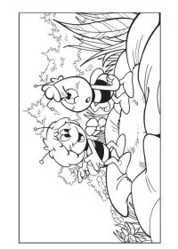 Fisă de colorat cu Maya the bee de colorat p51