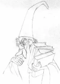 Fisă de colorat cu Merlin de colorat p14