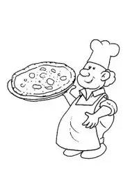 Fisă de colorat cu Meserii de colorat p24