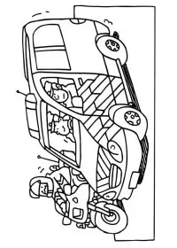 Fisă de colorat cu Meserii de colorat p26