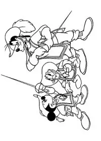 Fisă de colorat cu Mickey mouse de colorat p51