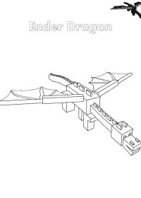 Fisă de colorat cu Minecraft p77