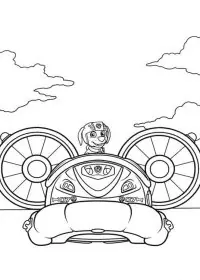 Patrula Cățelușilor de colorat p47