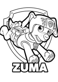 Patrula Cățelușilor de colorat p31