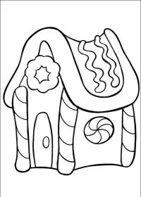 Fisă de colorat cu Mos craciun de colorat p57