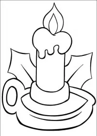 Fisă de colorat cu Mos craciun de colorat p60