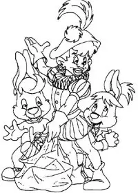 Fisă de colorat cu Mos nicolae de colorat p09