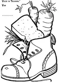 Fisă de colorat cu Mos nicolae de colorat p39