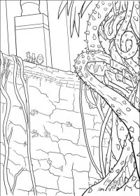 Fisă de colorat cu Motanul incaltat de colorat p03