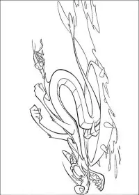 Fisă de colorat cu Mulan de colorat p19