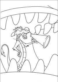 Fisă de colorat cu Mulan de colorat p61