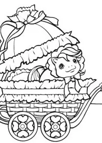 Fisă de colorat cu My little poney de colorat p03