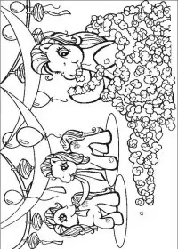 Fisă de colorat cu My little poney de colorat p31