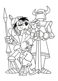 Fisă de colorat cu Nu pagadi de colorat p04