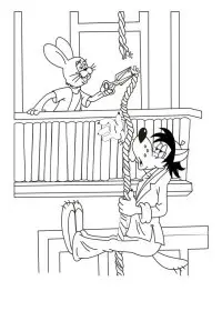 Fisă de colorat cu Nu pagadi de colorat p05