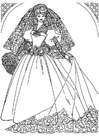 Fisă de colorat cu Nunta de colorat p12